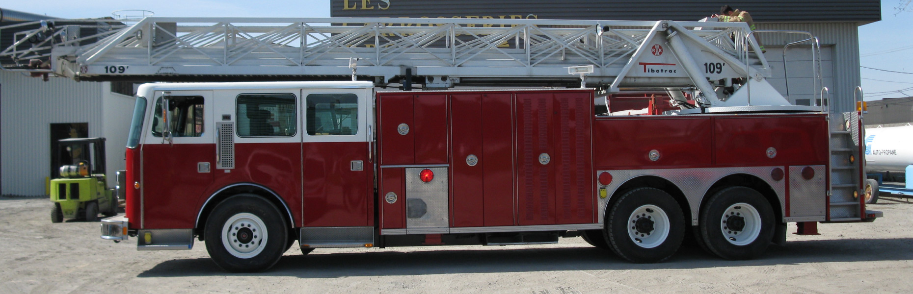 Carrosserie camion de pompier